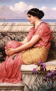John William Godward Absence Makes the Heart Grow Fonder oil painting reproduction